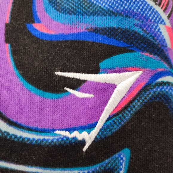 Gymshark hoodie colourful with kangaroo pocket women's size S - Picture 3 of 5